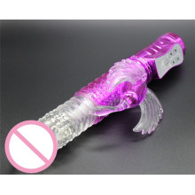 Rotating Vibrator Female Body Massager Adult Toy (IJ-DV0034)